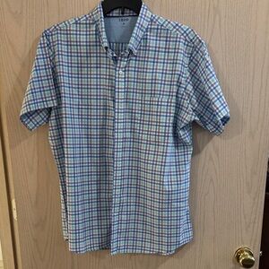 Izod Men's Multicolor Plaid Button-Down Shirt